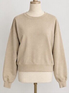 lululemon Softstreme Crewneck Sweatshirt in Beige